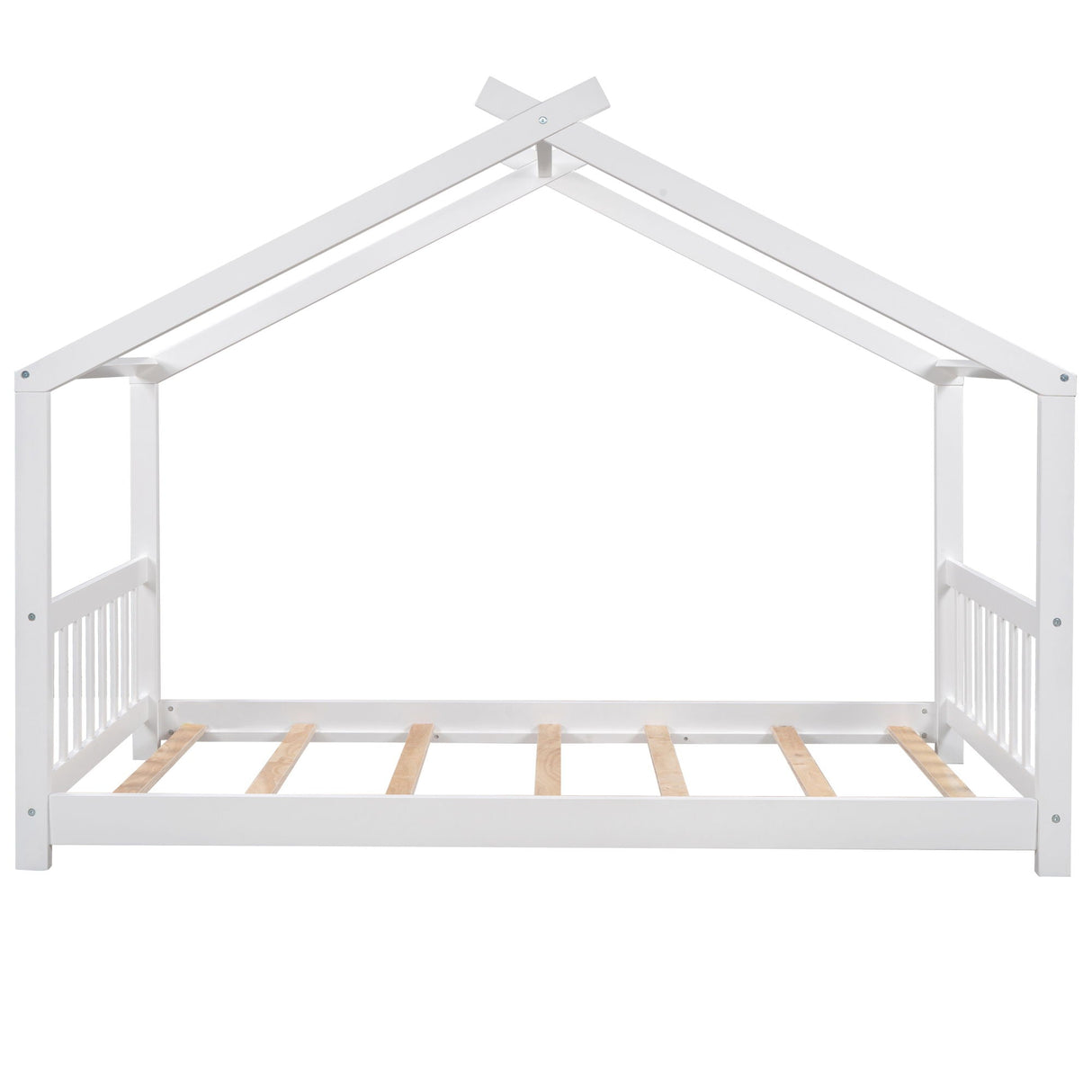 House Platform Bed With Headboard And Footboard, Roof Design
