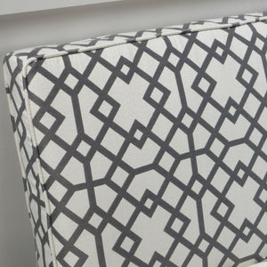 Contemporary Loveseat With Upholstered Fabric And Birch Wood Legs - Gray