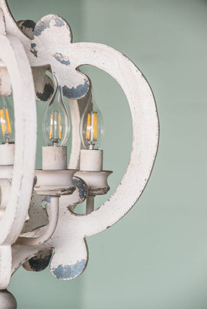 Farmhouse 6-Light Wood Chandelier Pendant Light Fixture