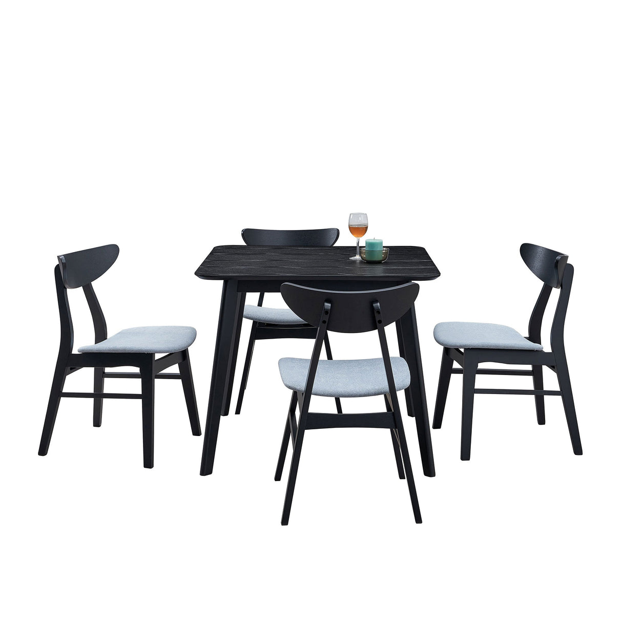 Wooden Dining Chairs Set of 2