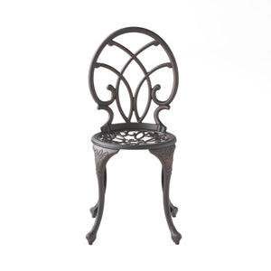 Charleston 3 Pieces Cast Bistro Set - Copper