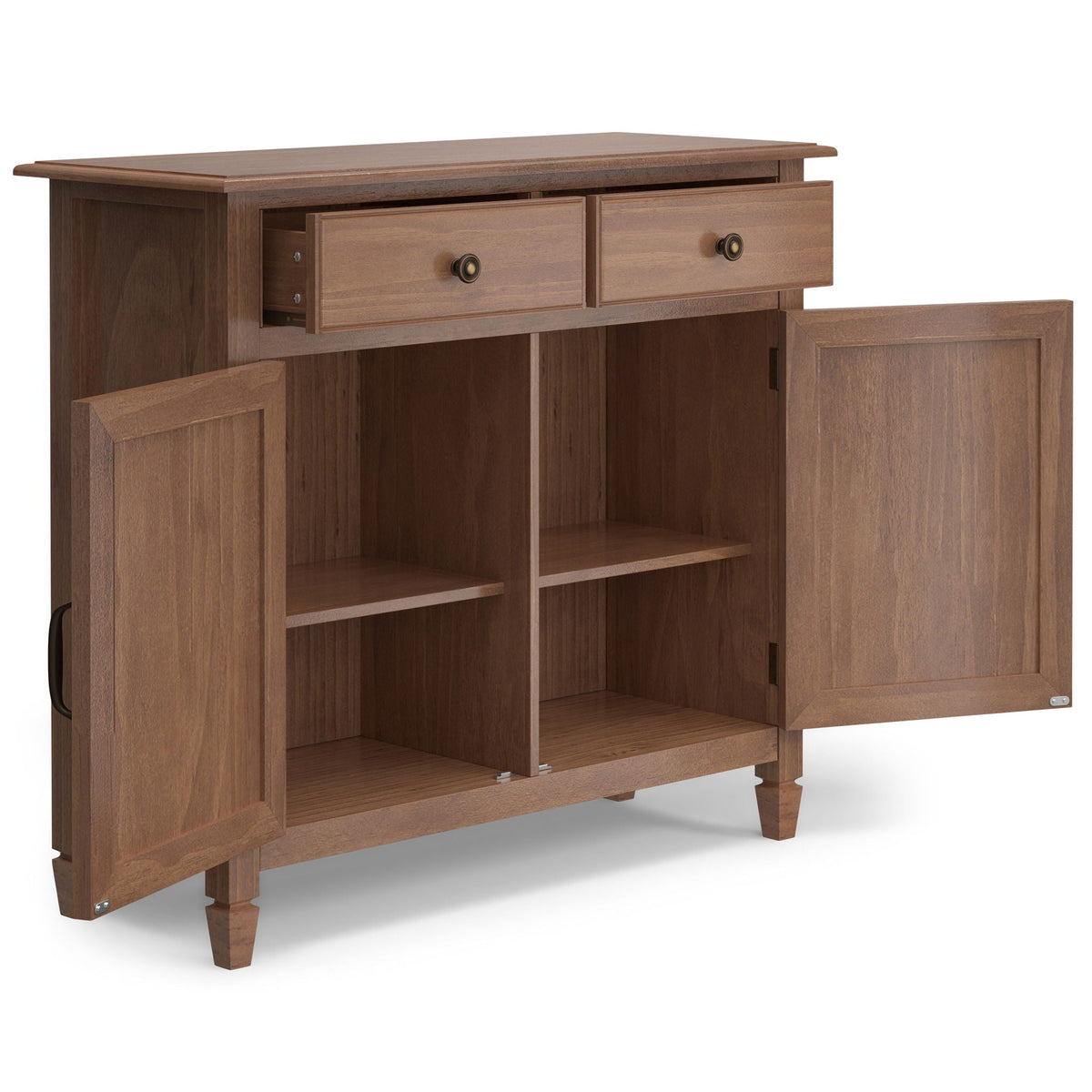 Entryway Storage Cabinet with Adjustable Shelves - Multiple Colors