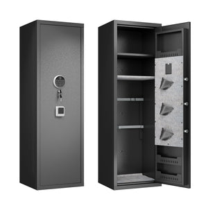 Gun Safe with Fingerprint Access for Rifles and Pistols