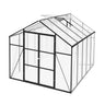 Windproof All Season Garden Shelter Greenhouse with Reinforced Frame - Black