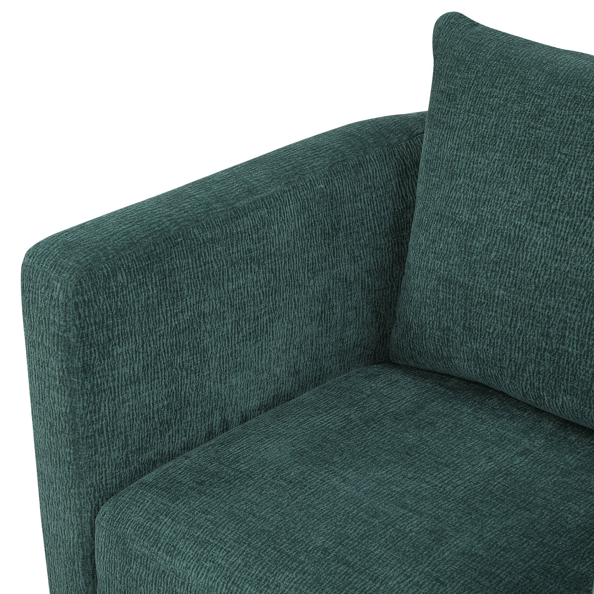 Sutton Light Grey Performance Fabric Swivel Barrel Chair