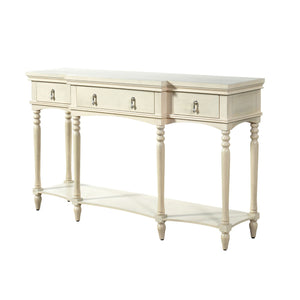 Retro Console Table With 3 Soft Close Drawers