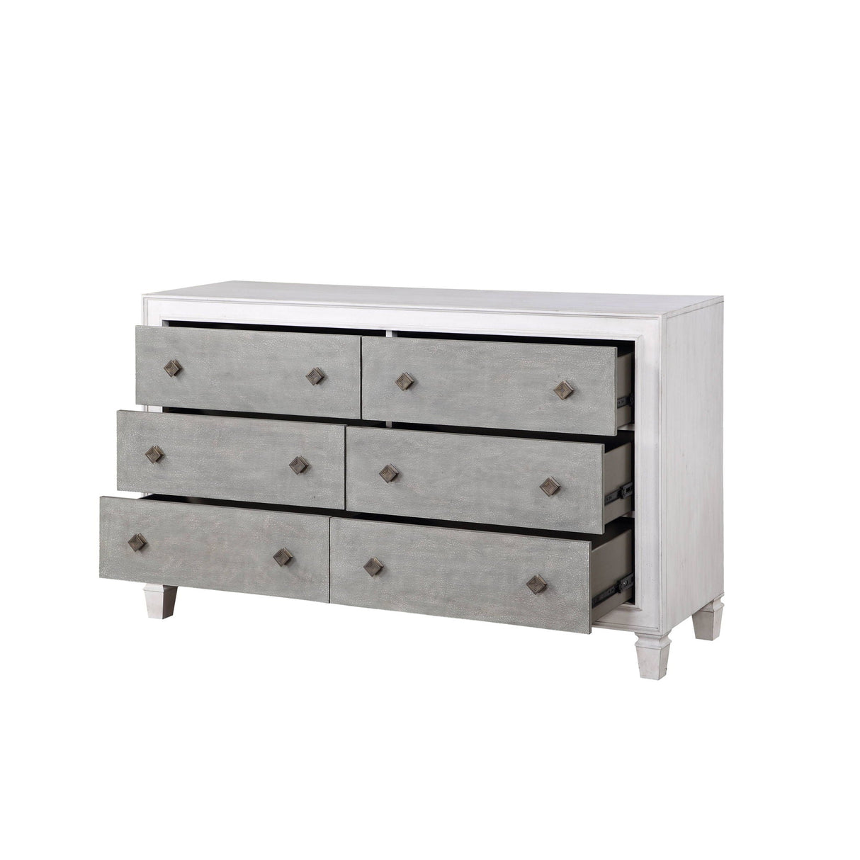 Katia Weathered Dresser - White
