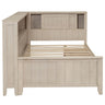 Daybed With Storage Shelves And 3 Drawers