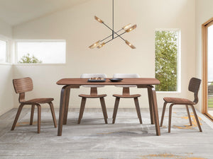 Casson - 5 Piece Dining Room Set - Walnut