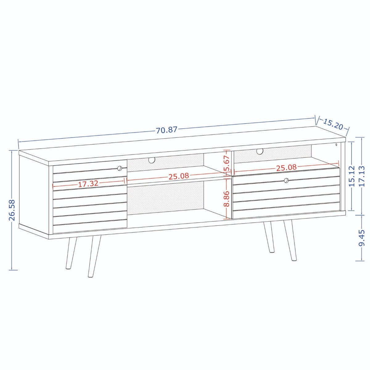 Liberty - TV Stand With Wire Management