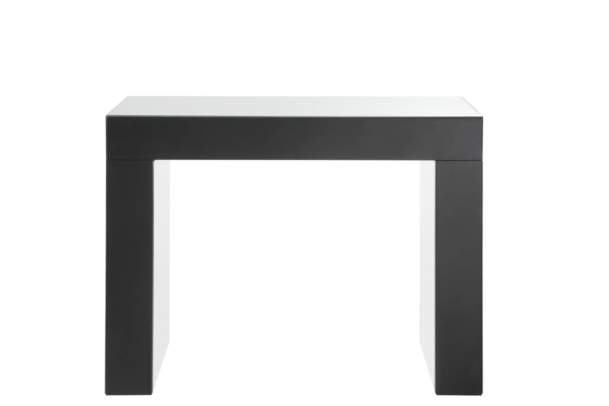 Nysa Mirrored & Faux Crystals Vanity Desk