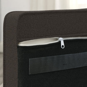 Elegant Rectangular Pet Bed for Small and Medium Dogs - Dark Brown