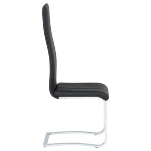 High Back Side Chairs Dining Chairs With Padded Upholstery (Set of 4)