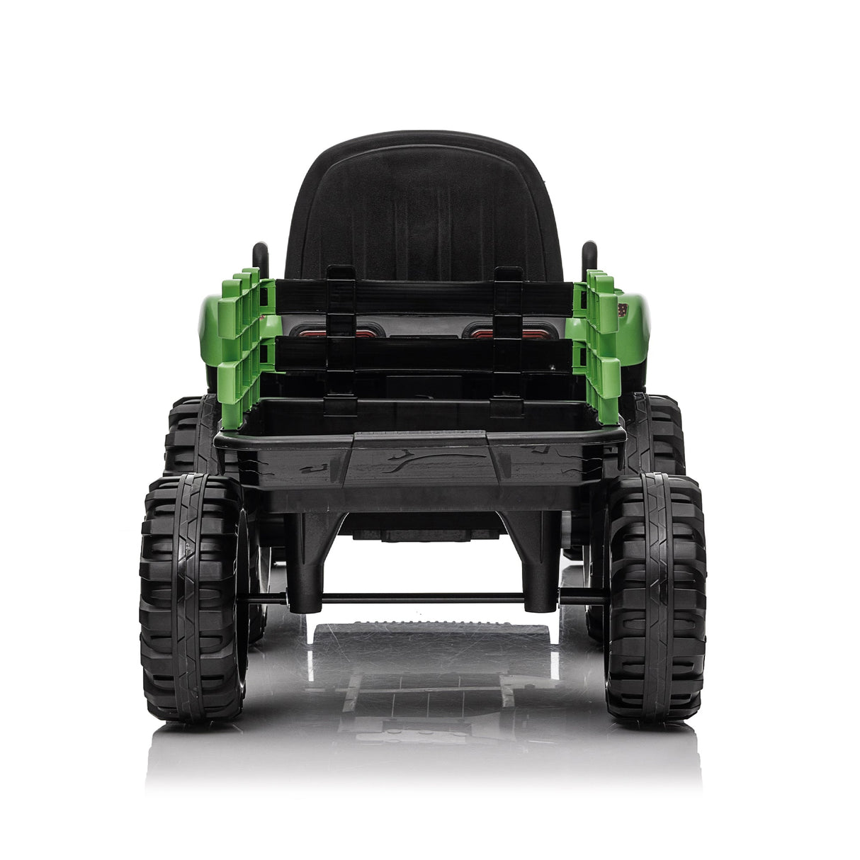 Ride On Tractor with Trailer, 24V Powered Electric Toy for Kids