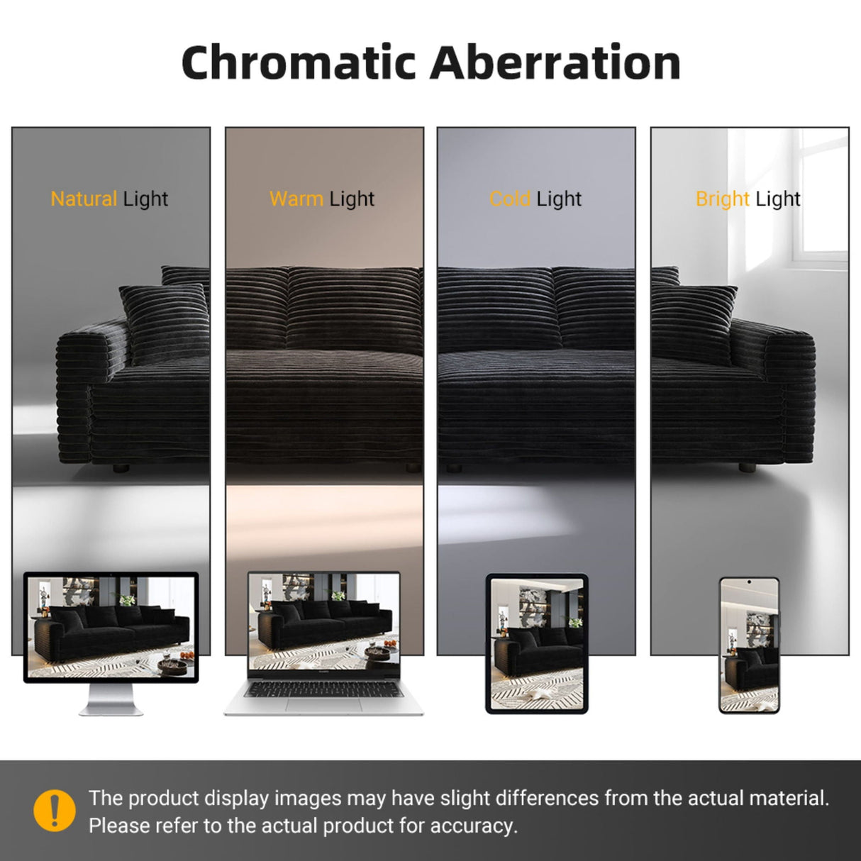Deep Seat Convertible Sofa With Soft Pillows And Ottomans