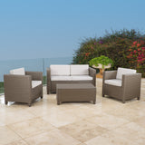 4 Piece Outdoor Set (Beige)