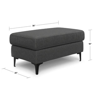 Ava - Versatile Mid Century Ottoman
