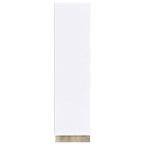 Geilys - 8 Shelf Bookcase With Arch Details - White
