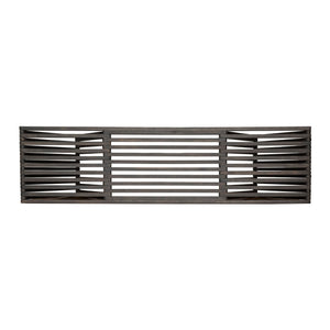 Gloaming - Outdoor Bench With Slat Design And Triangular Base