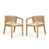 Patio Dining Chair (Set of 2) - Light Teak