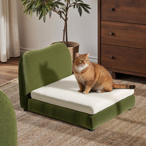 Roman Upholstered Modern Pet Bed