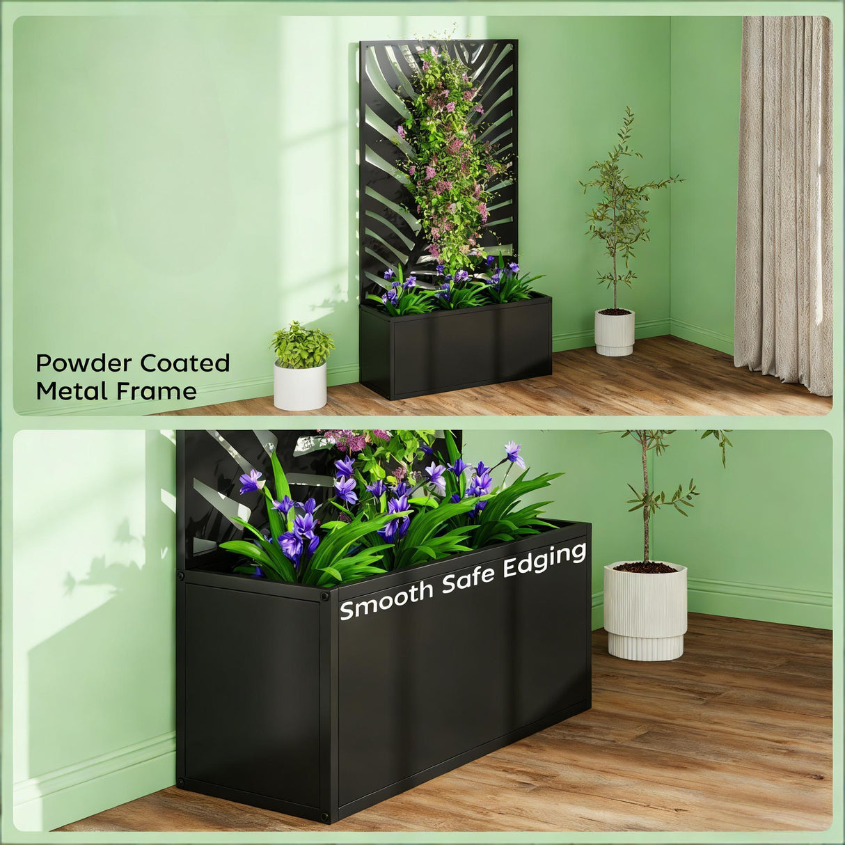 Freestanding and Wall Mounted Raised Garden Bed Planter