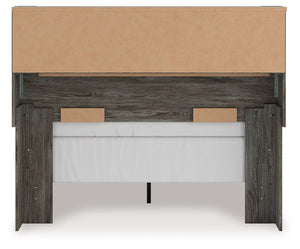 Frandern - Bookcase Panel Bed