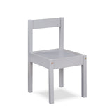 Gibson 3-Piece Dry Erase Kids Table & Two Chair Set, Gray