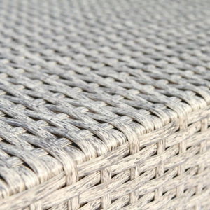 Weather Resistant Wicker Conversation Set with Cushions – Dark Brown or Dark Gray