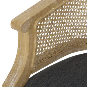 Curved Backrest Accent Chair