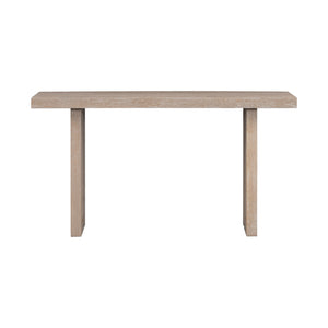 U_STYLE Uniquely Designed Oak Veneer Console Table