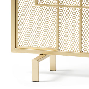 Dorothy Modern Single Panel Iron Fire Screen