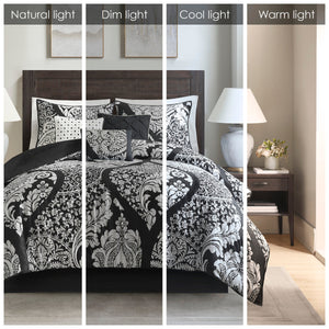 7 Piece Cotton Printed Comforter Set