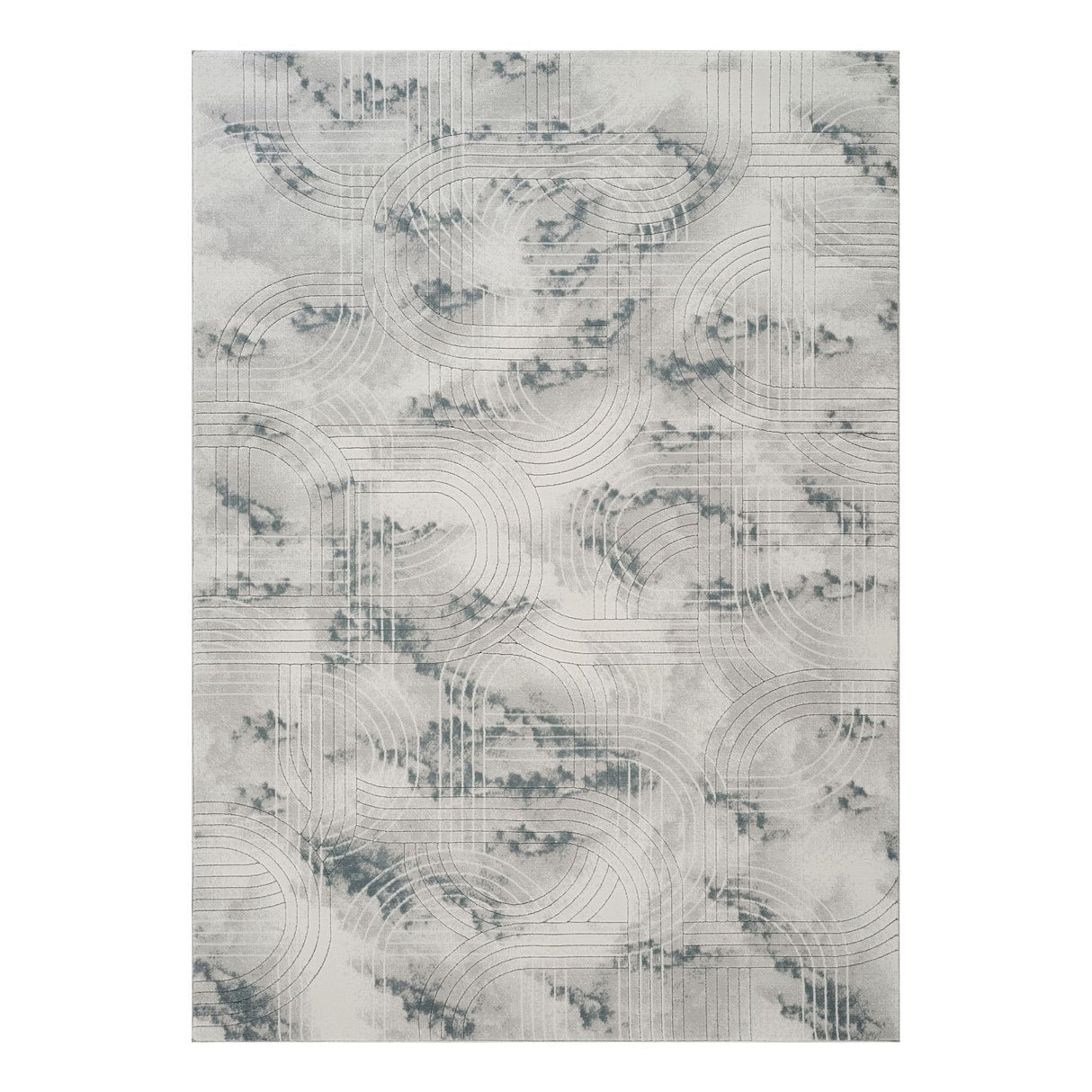 Geometrix - Area Rug With Geometric 3D Effect