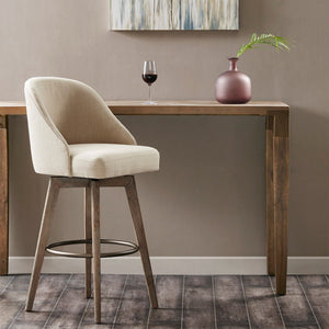 Bar Stool With Swivel Seat - Sand