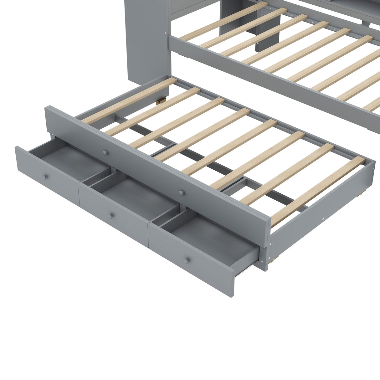 Twin Size Daybed with Trundle and Storage