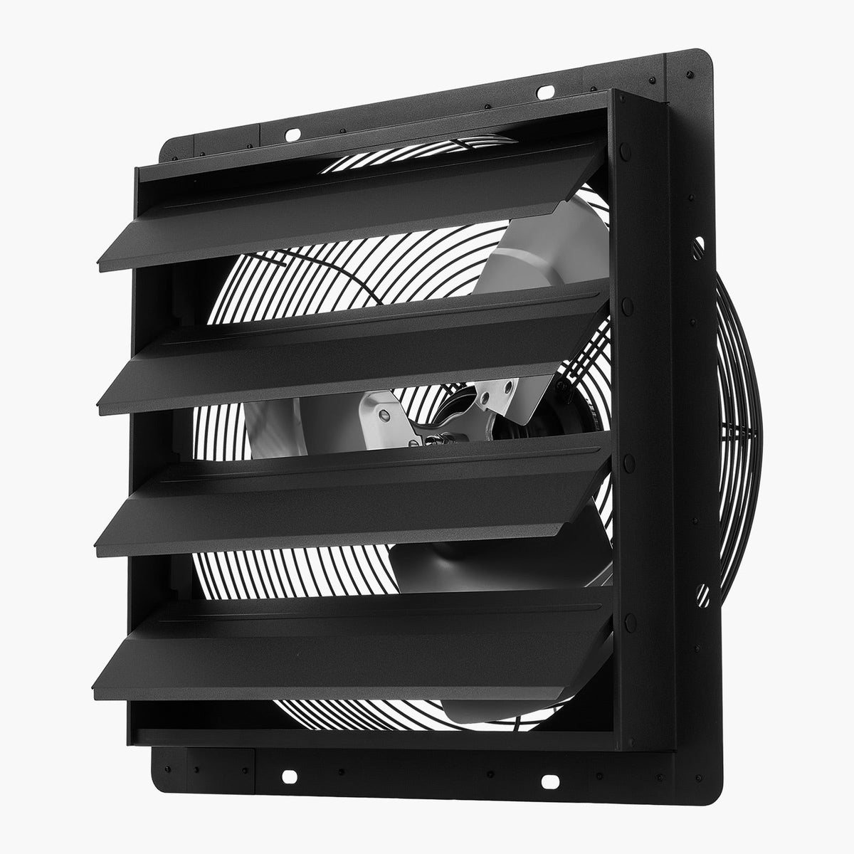 16 Inch Shutter Exhaust Fan with Smart Temperature Control - Metal