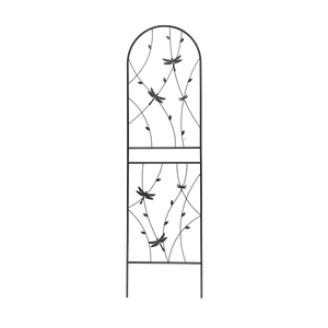 2 Pack Metal Garden Trellis 71" x 19.7" Rustproof Trellis for Climbing Plants