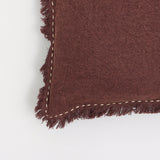 The Handwoven Fringe Cotton-Linen Pillow