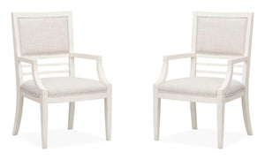 Echo Isles - Upholstered Arm Chair (Set of 2) - Sea Pearl And Driftwood