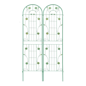 Metal Garden Trellis Rustproof Trellis For Climbing Plant Outdoor Flower Support