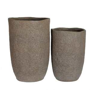 Round Concrete Planter Set of 2