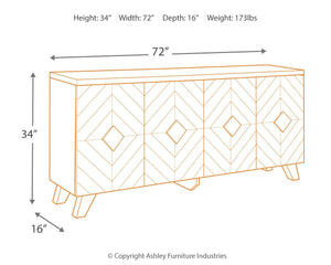 Robin Ridge - Accent Cabinet - Brown / Beige