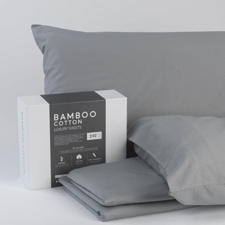 Bamboo cotton sheets soft and smooth with viscose from bamboo