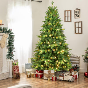5ft Pre-Lit Christmas Tree with 250 Warm Lights