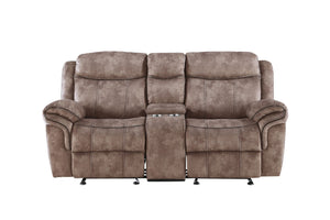 Zubaida Two Tone 3 Piece Recliner Living Room Set