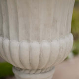 26.5" H Classic Antique White Italian MGO Urn Planter