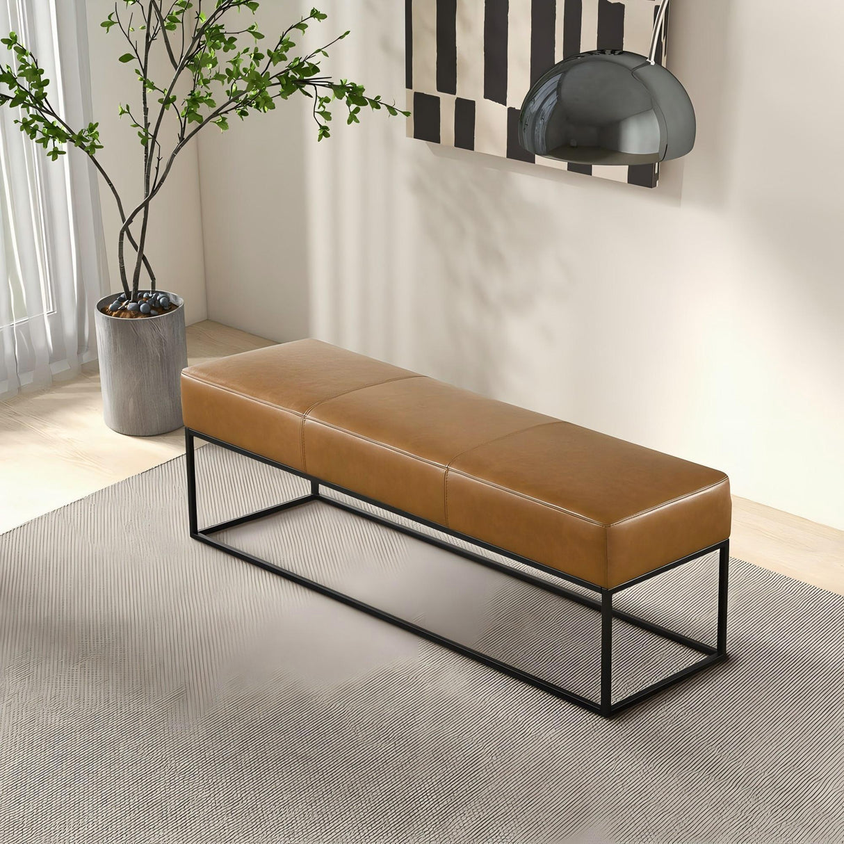 Odessa - Bench - Tan