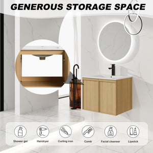 Floating Bathroom Vanity With Sink Combo