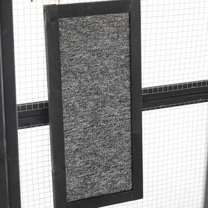 Outdoor Cat House, Diy Cat Enclosure Catio With Double Enter Doors